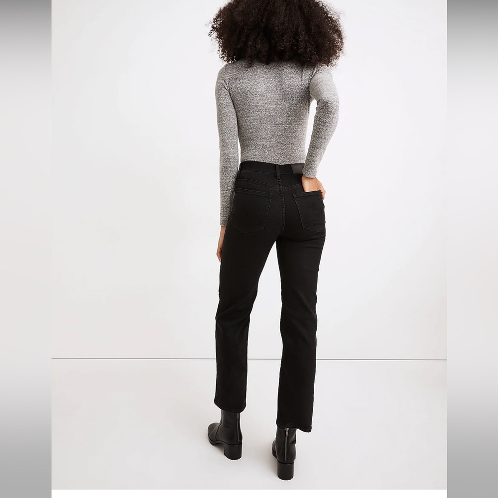 Madewell Slim Wide-Leg crop Jeans in Lunar Wash 25 - Picture 7 of 11
